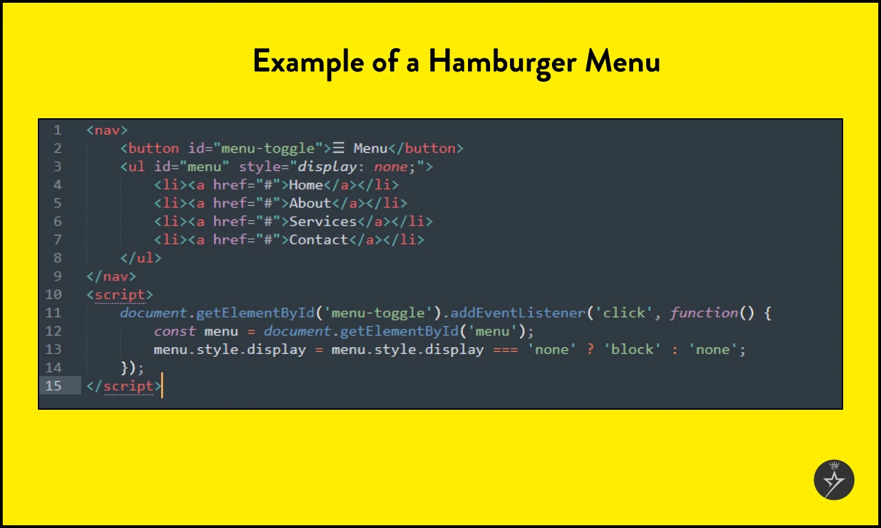 Mobile-Friendly Navigation Code